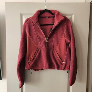 Polartec Sherpa 1​/​2 Zip | Cabernet Classic-Fit Womens CUTS Clothing